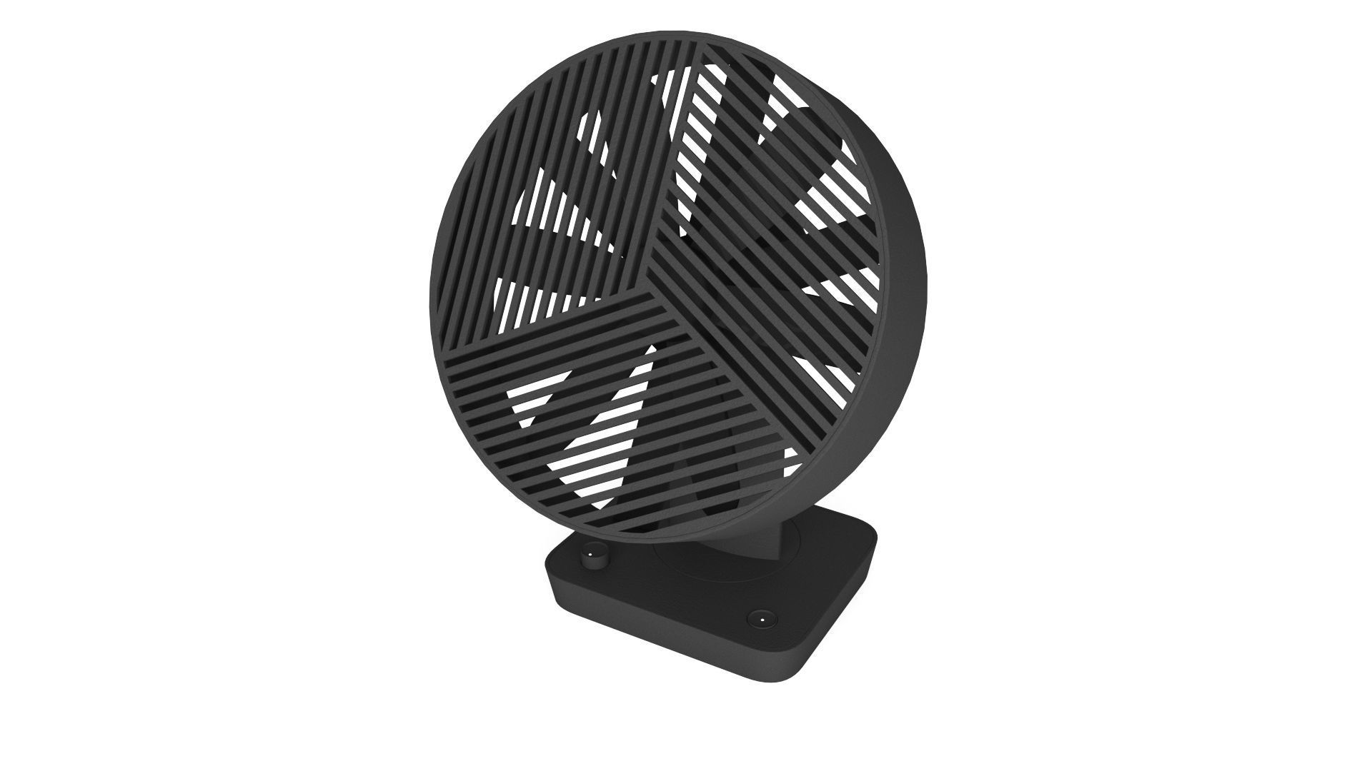 Desktop Fan - 3ds Max 3D model_14