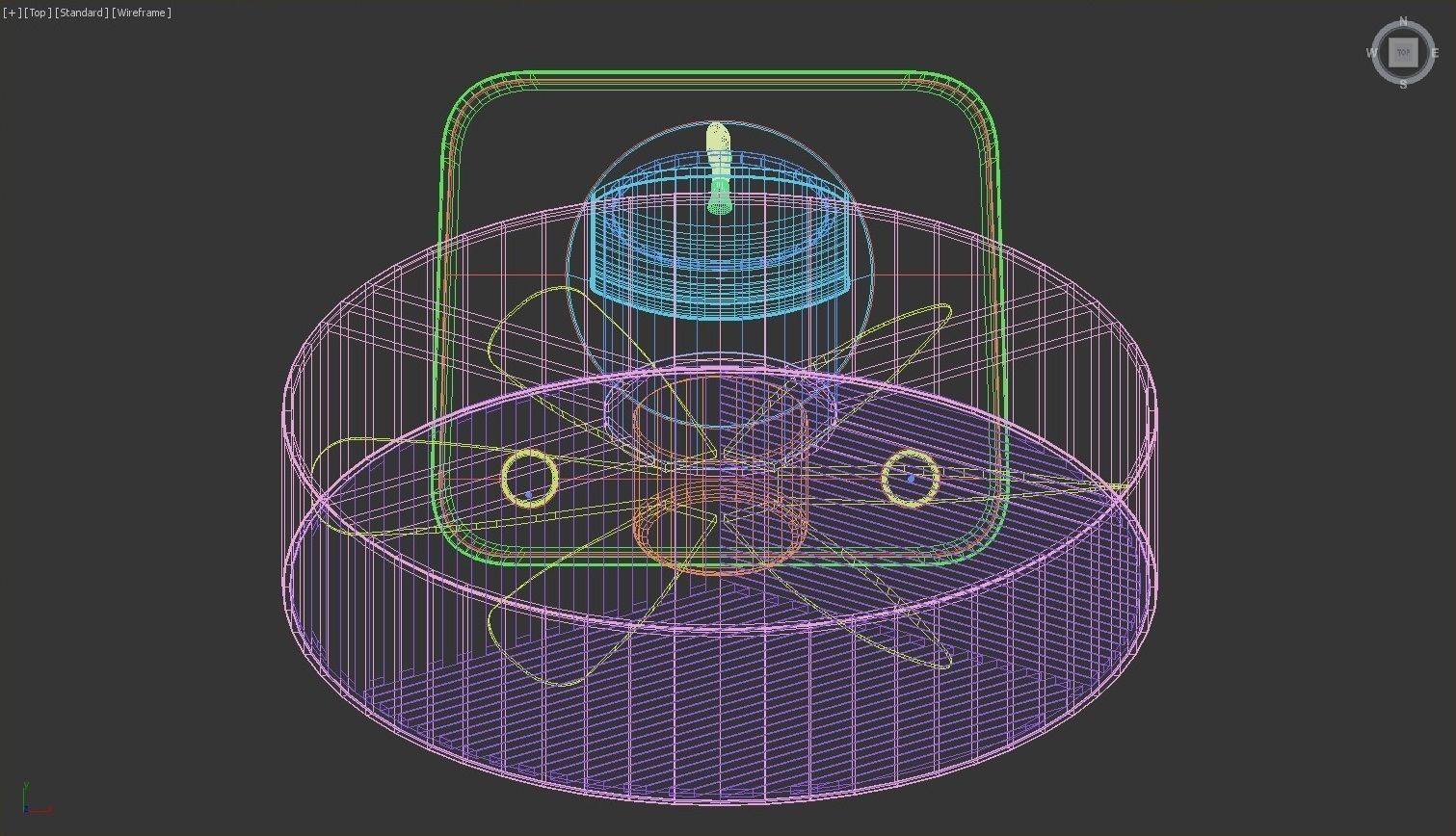 Desktop Fan - 3ds Max 3D model_30