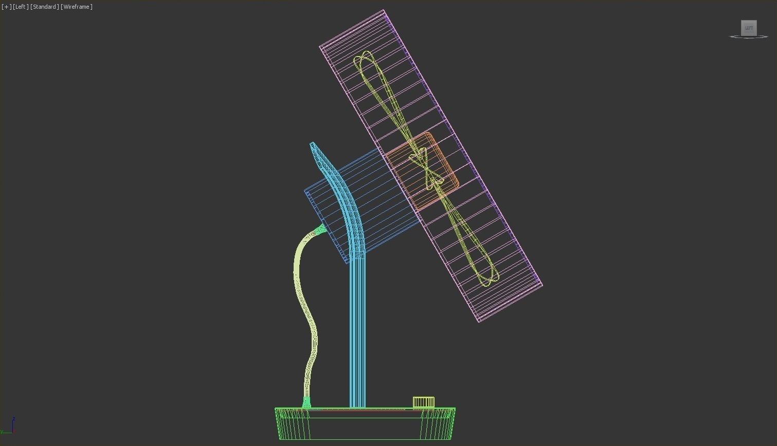 Desktop Fan - 3ds Max 3D model_28