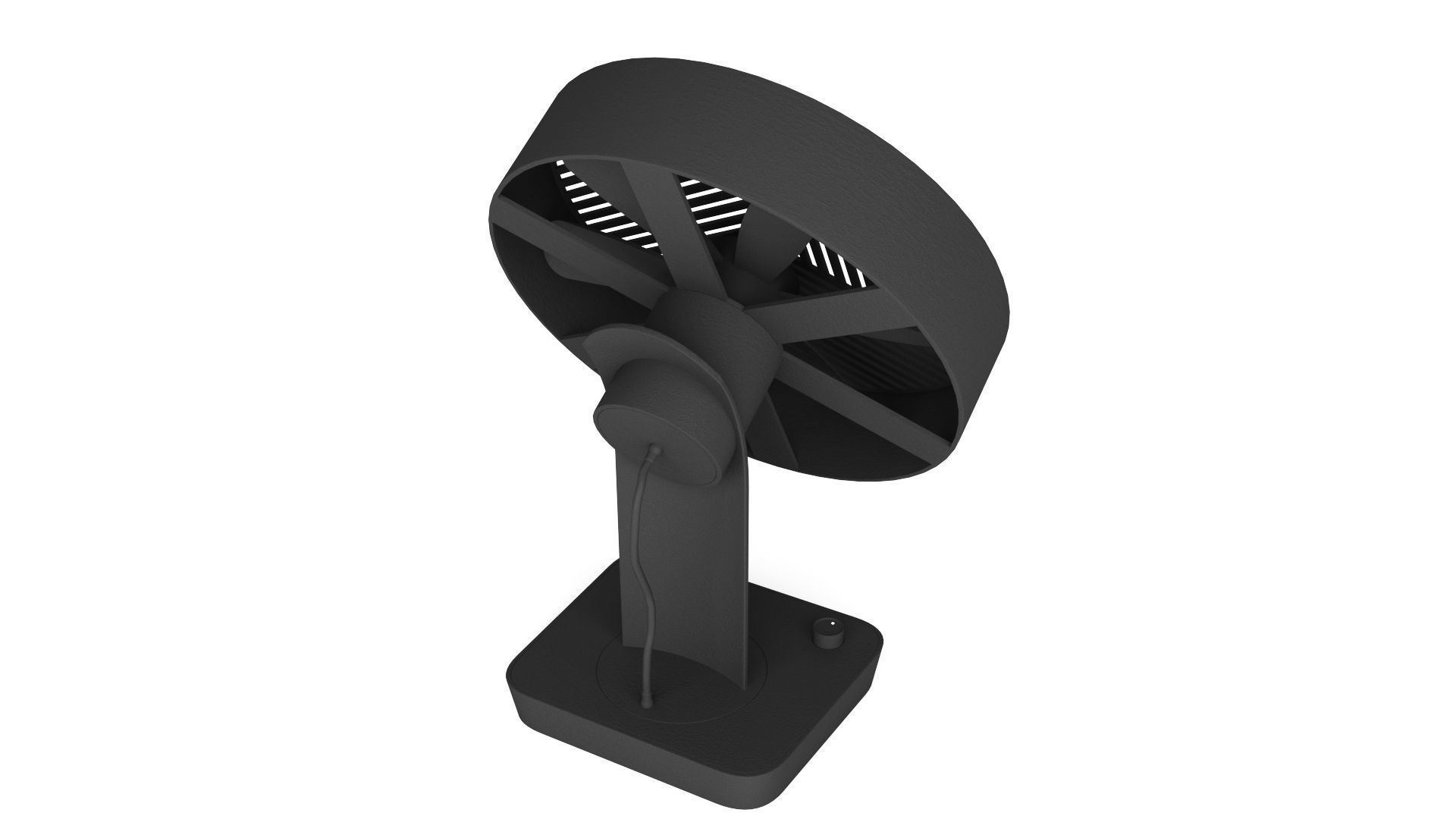 Desktop Fan - 3ds Max 3D model_20