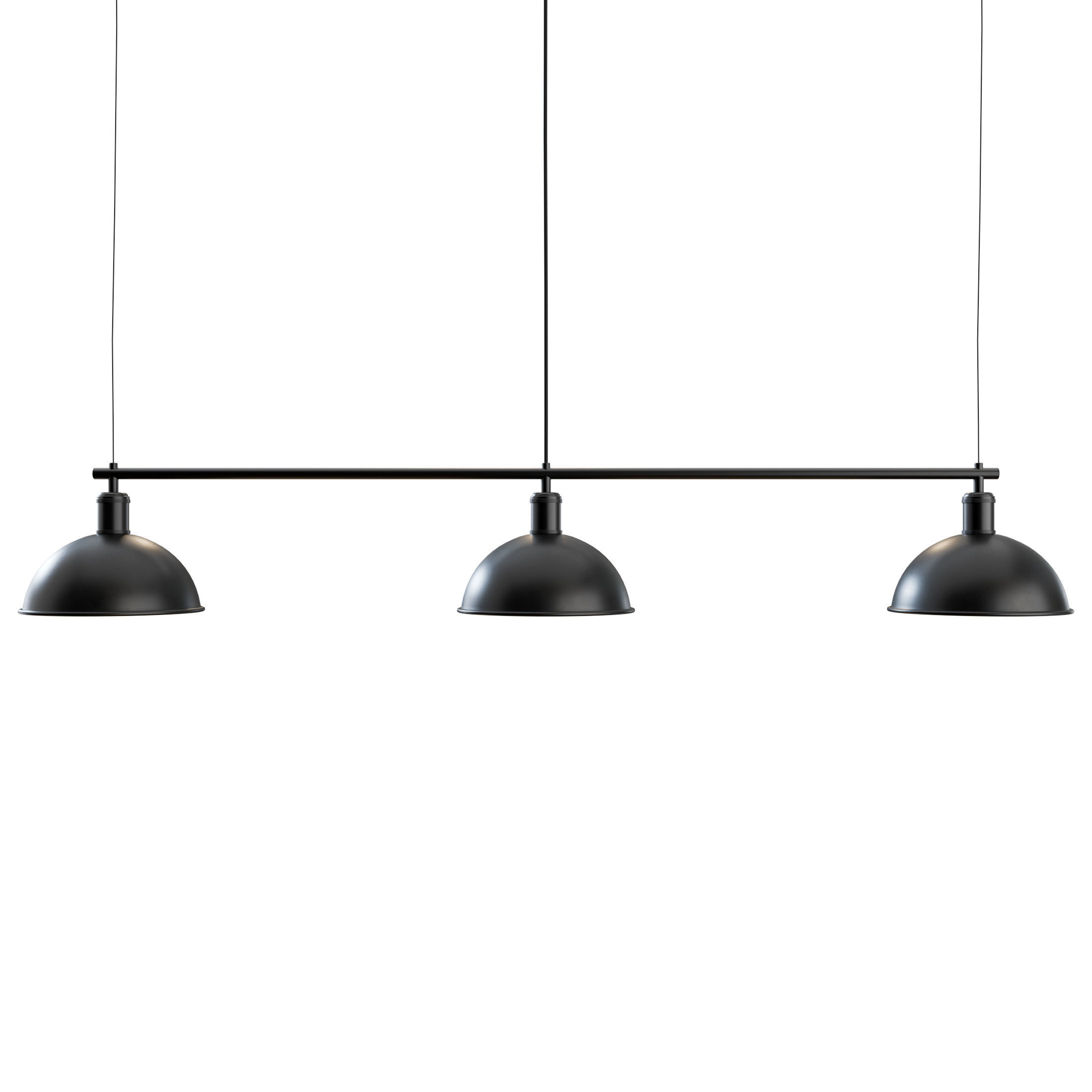 Hubert Suspension Frame and Pendant By MENU 3D model_1