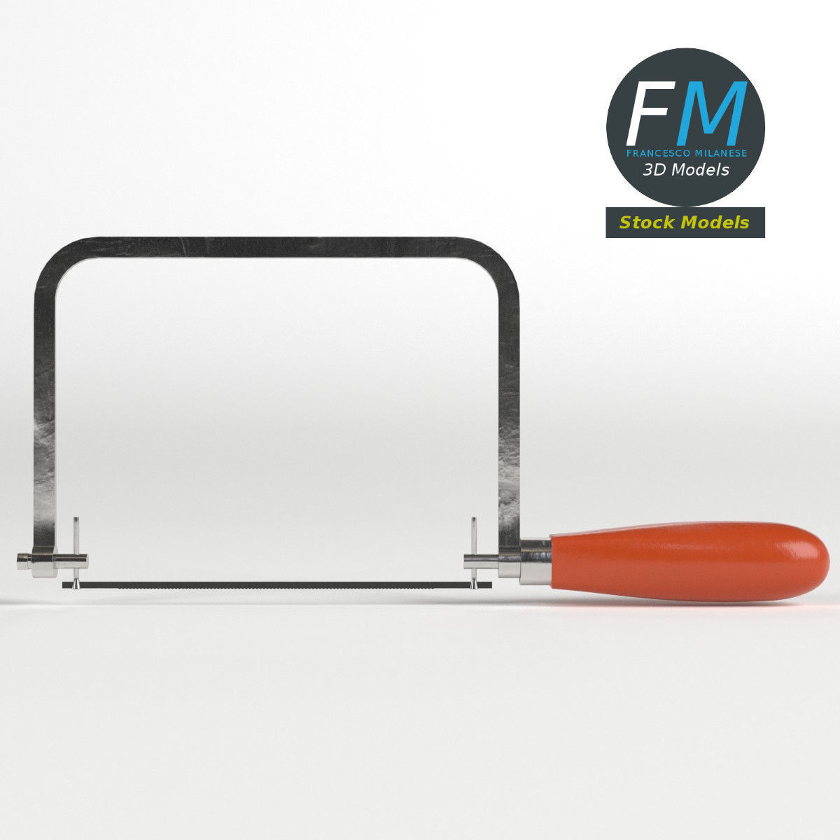 Coping saw 3D model_3