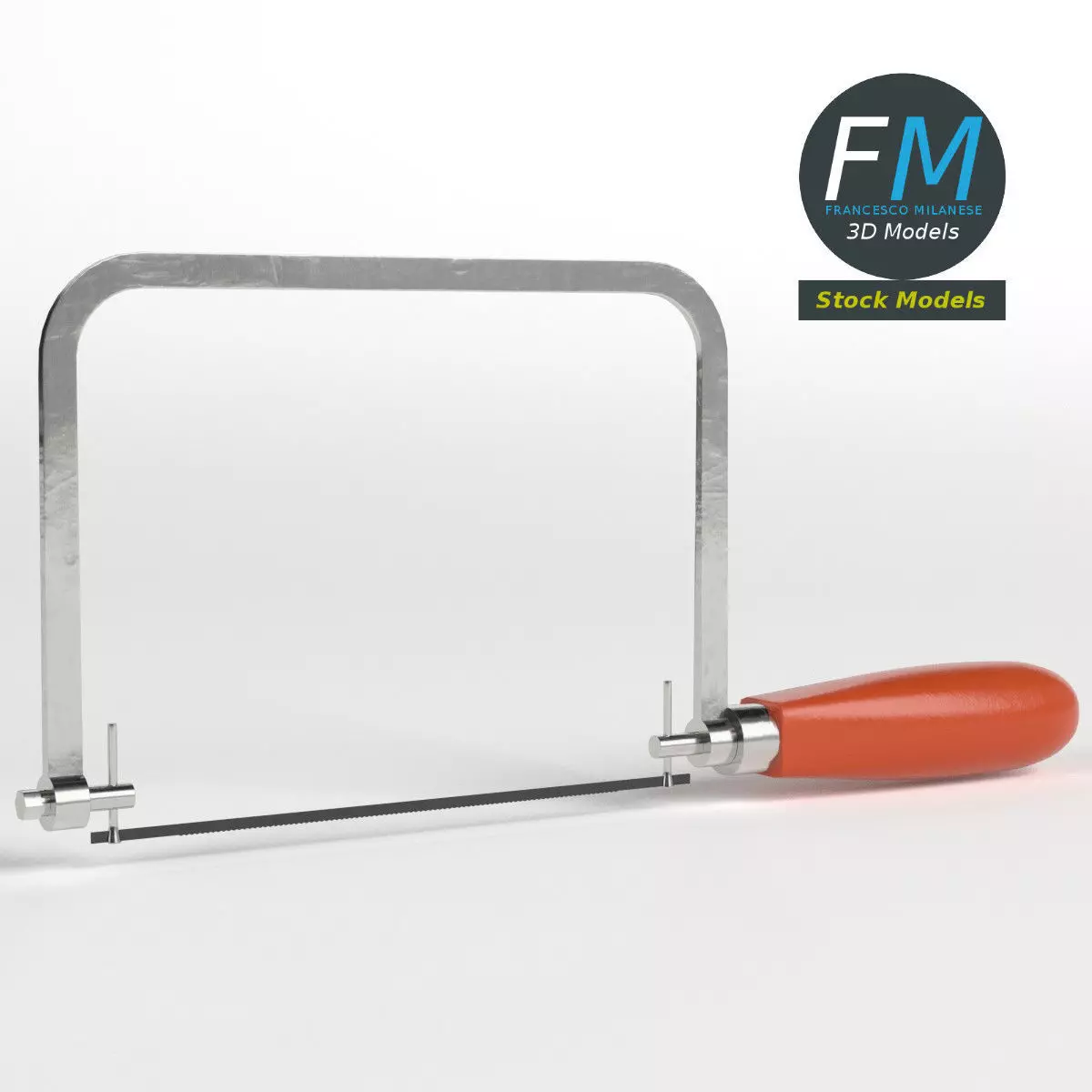 Coping saw 3D model_0