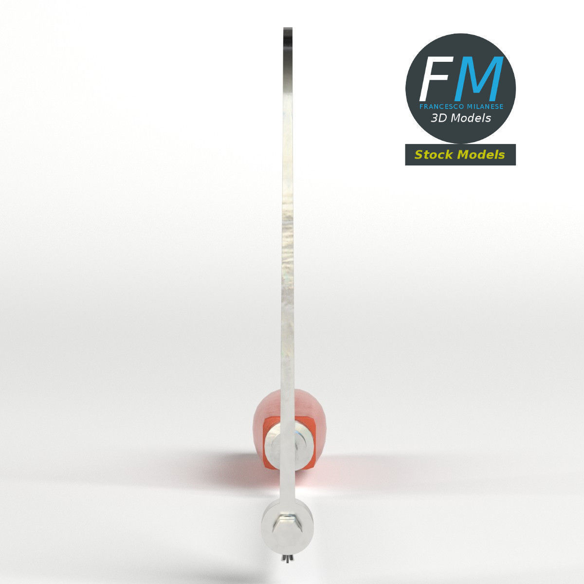 Coping saw 3D model_4