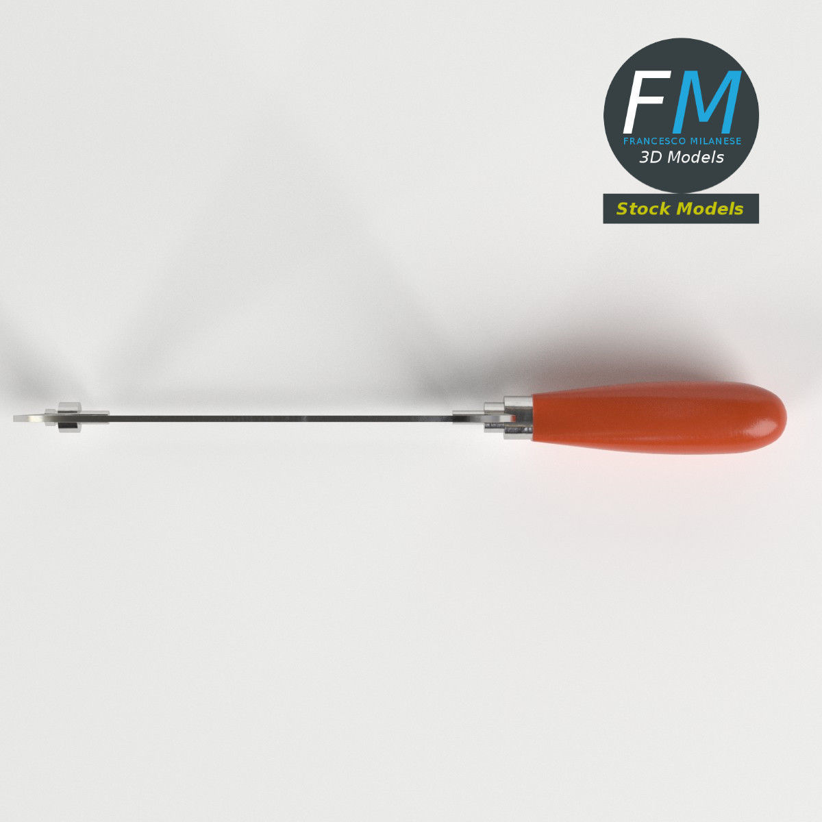 Coping saw 3D model_6