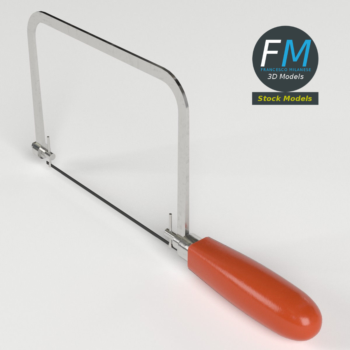 Coping saw 3D model_2
