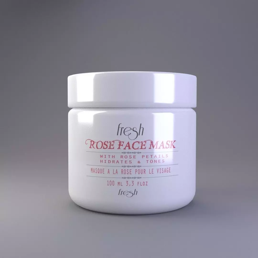 Cream Container 3D model