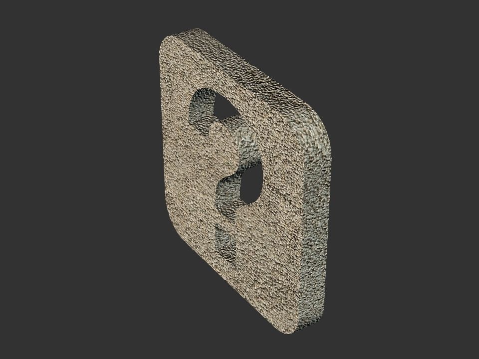 Question mark logo 3D print model_29