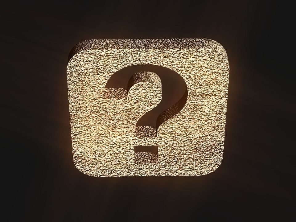 Question mark logo 3D print model_39