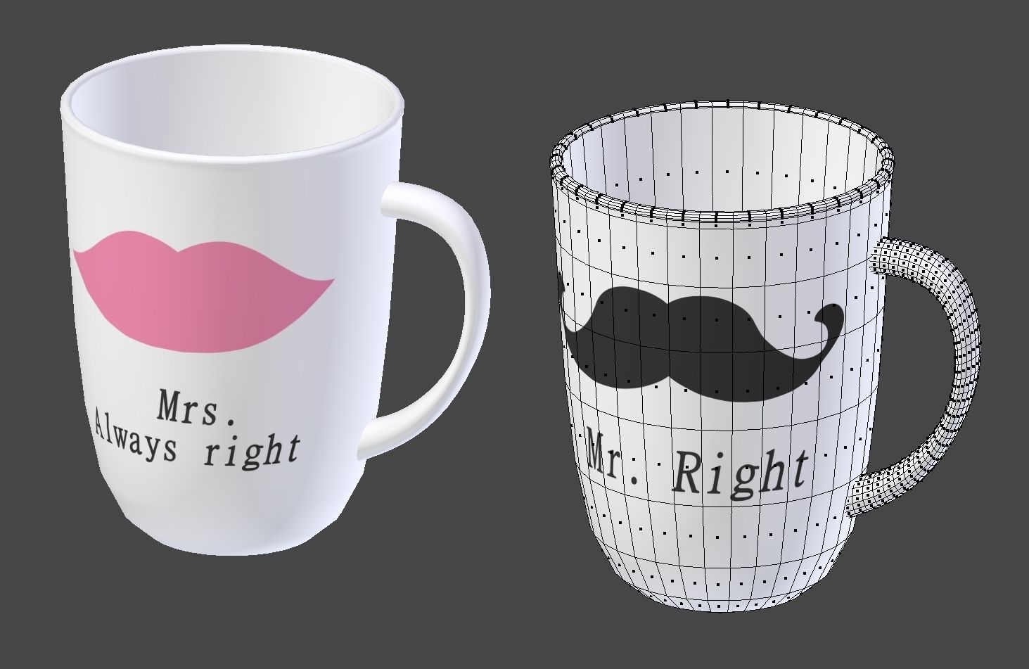 Ceramic Mugs 3D model_5