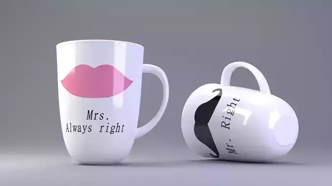 Ceramic Mugs 3D model