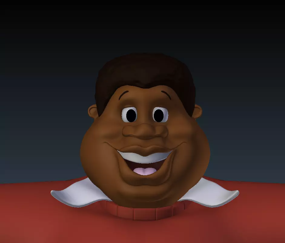 Fat Albert Blender Render 3D model_0
