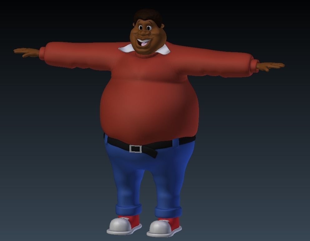 Fat Albert Blender Render 3D model_1