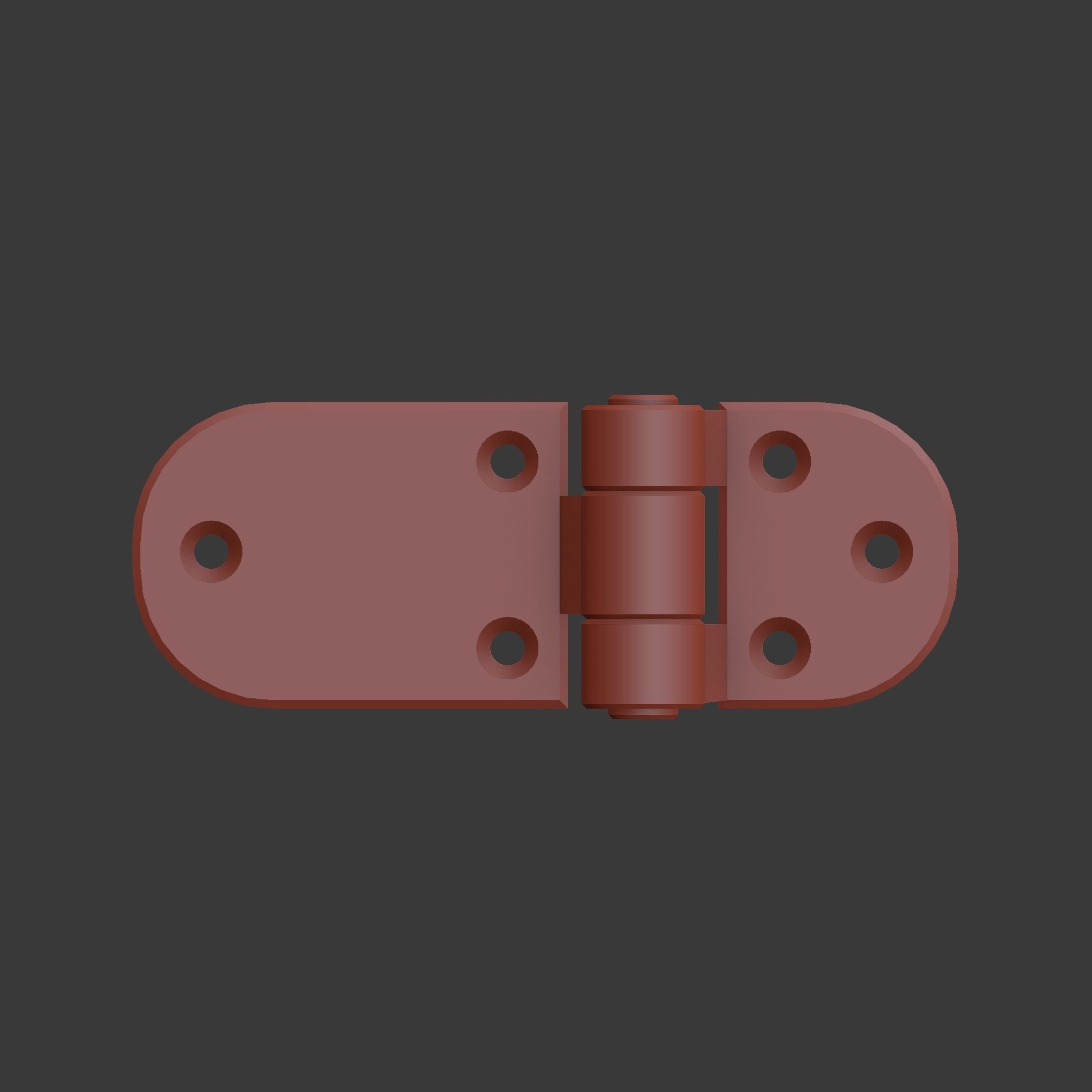 Door hinge 1 Low-poly 3D model_18