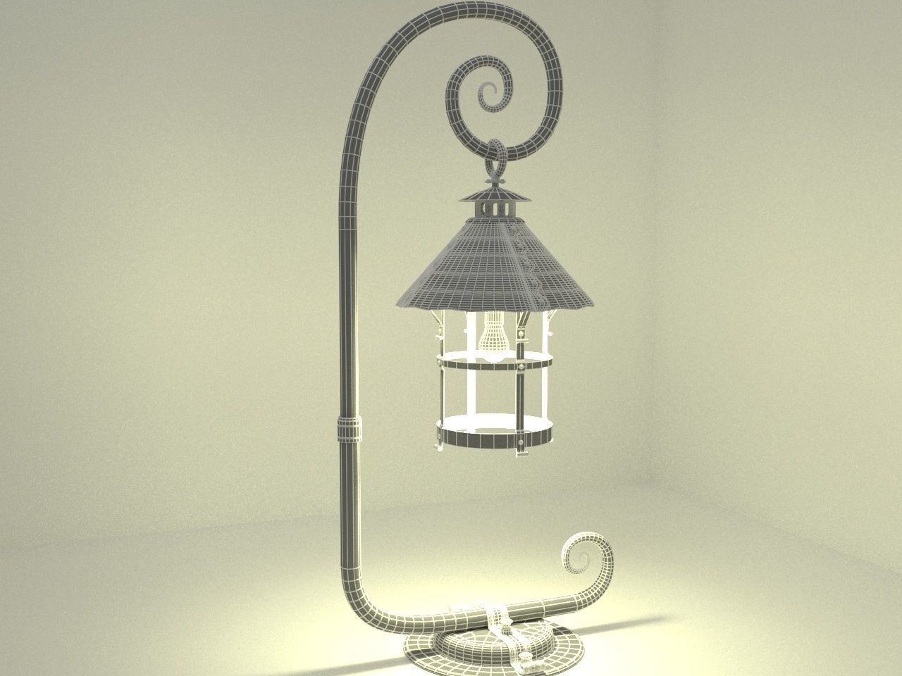 Lantern 5 3D model_8