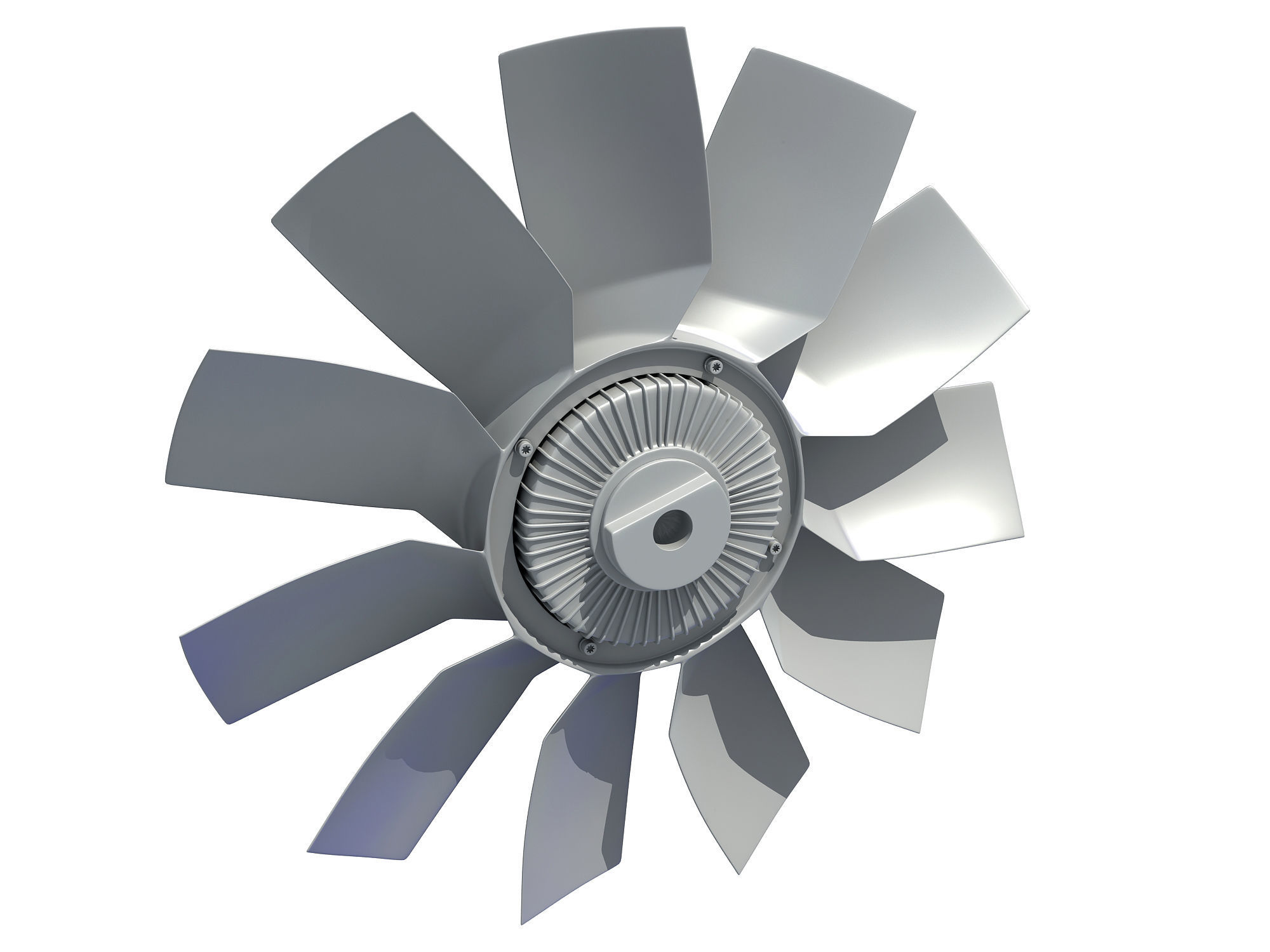 Engine Cooling Fan 3D model_3