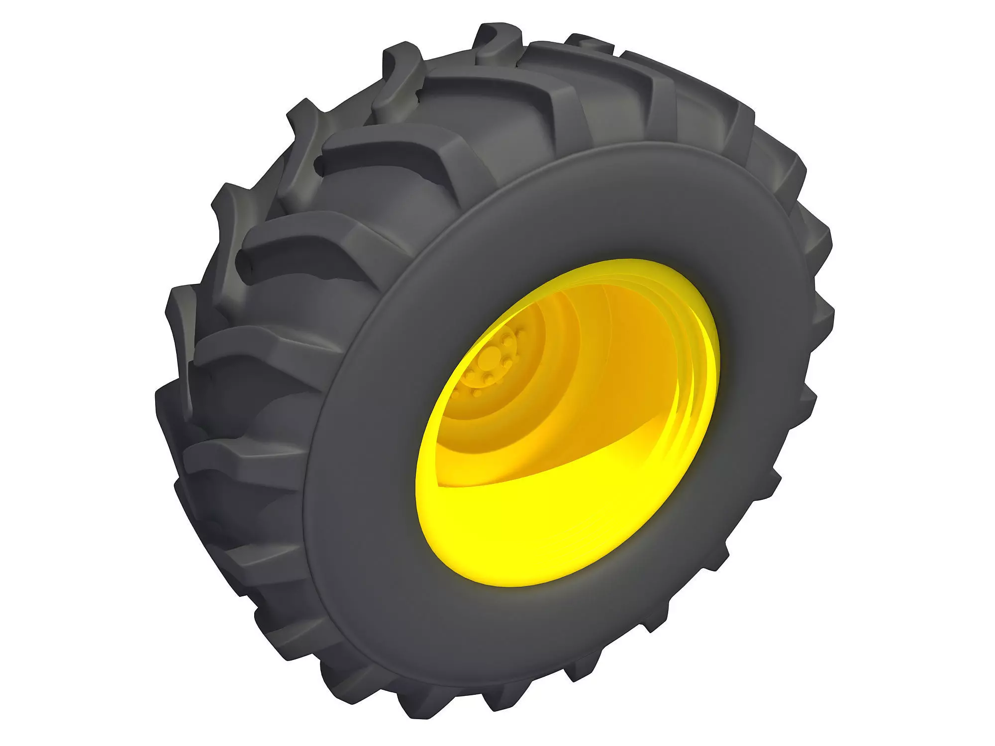 Tractor Tyre 3D model_0