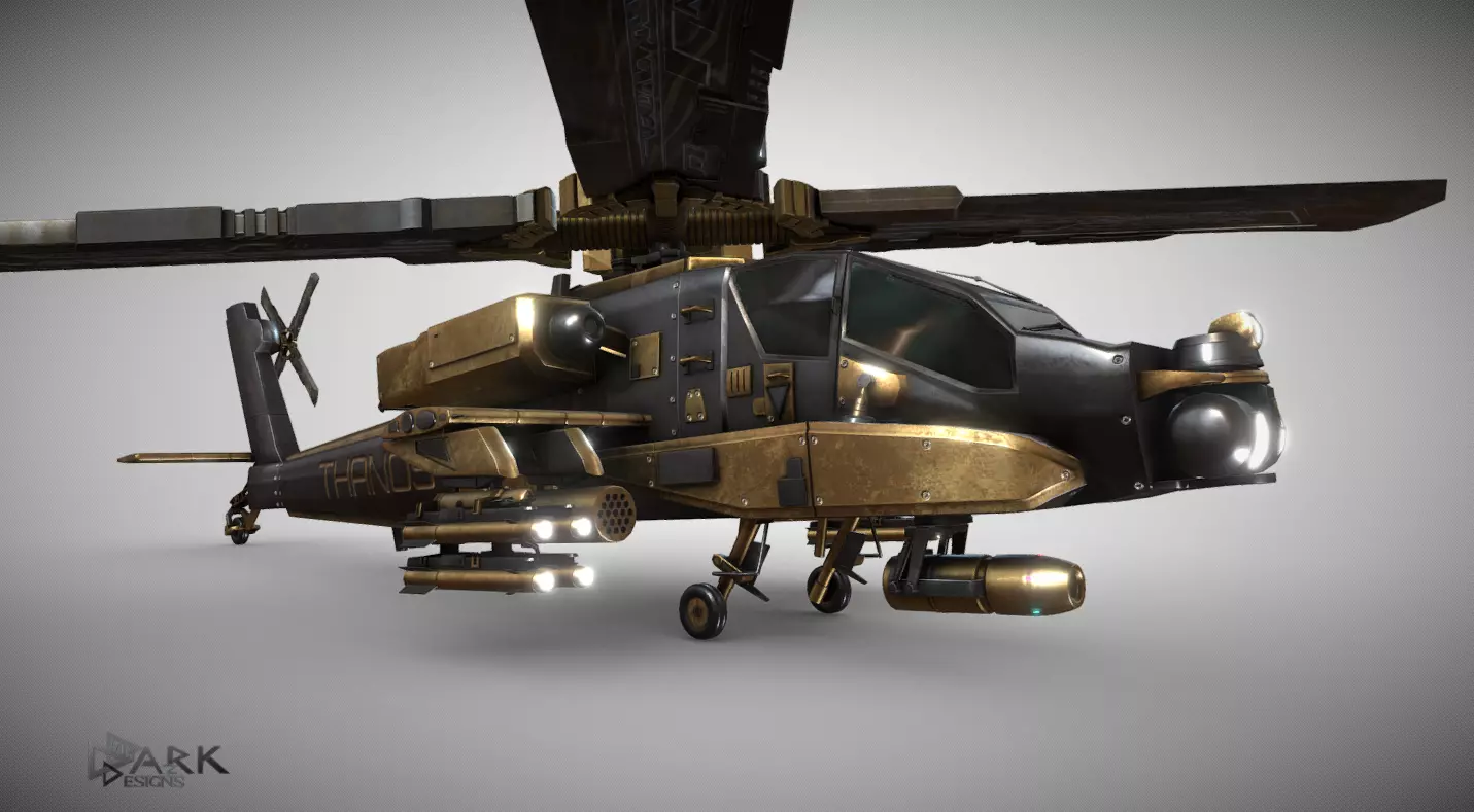 Thanos Chopper  3D model_0