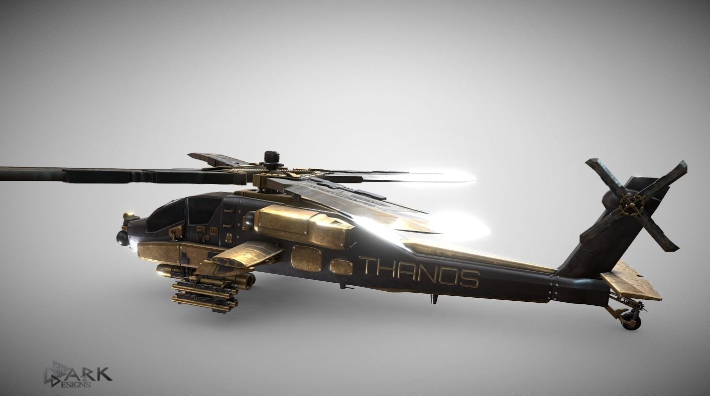 Thanos Chopper  3D model_1