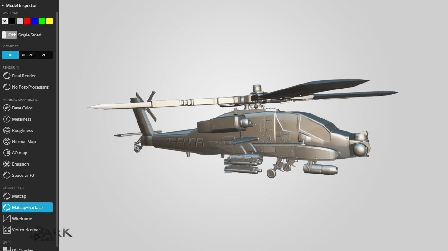 Thanos Chopper  3D model_4