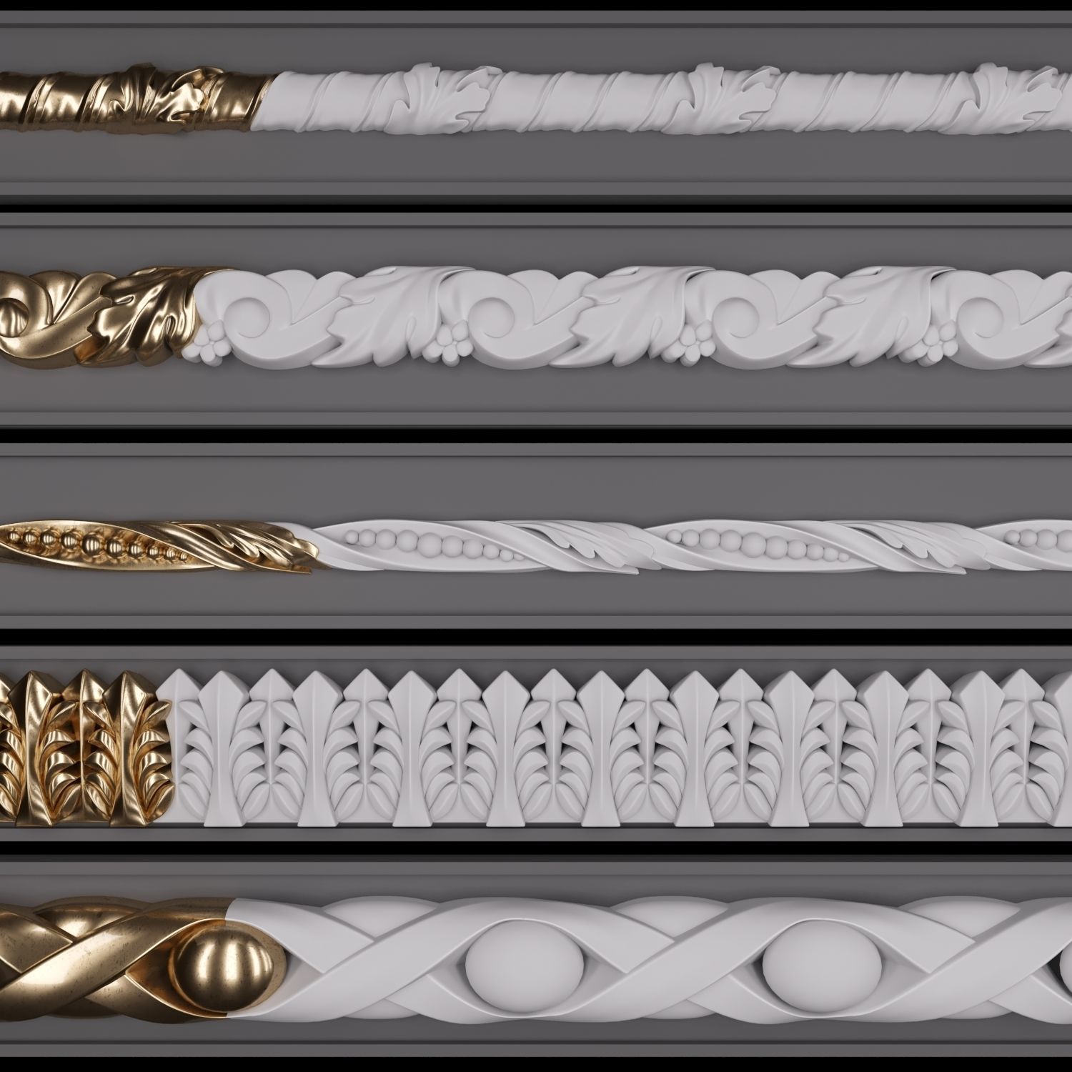 Trim Ornament 28 3D model_2