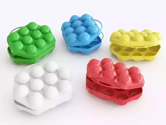 Egg container 3D model