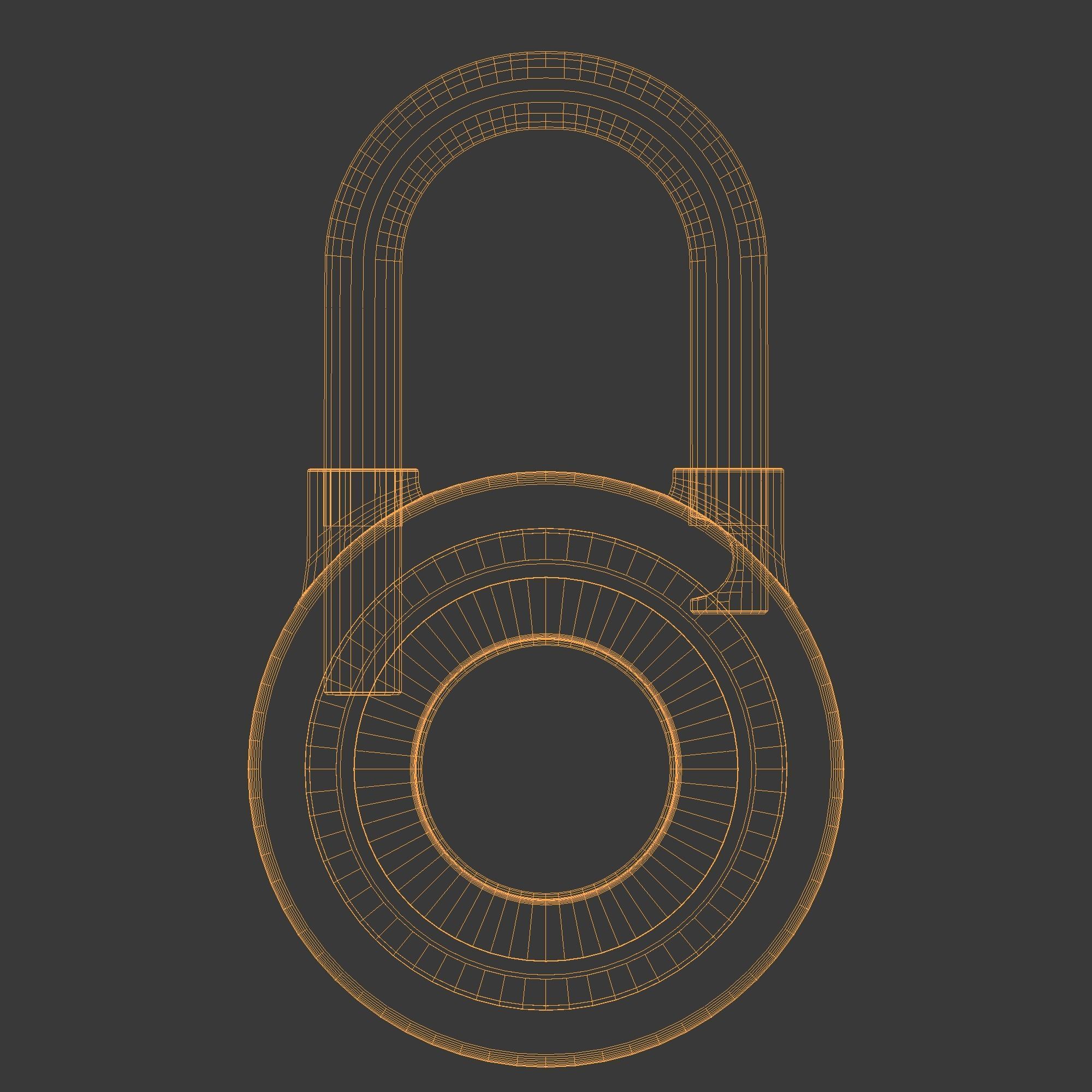 The padlock 3D model_13