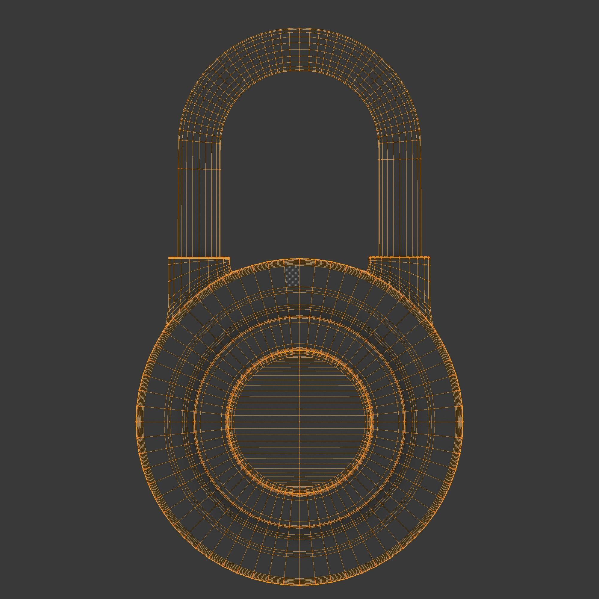 The padlock 3D model_21