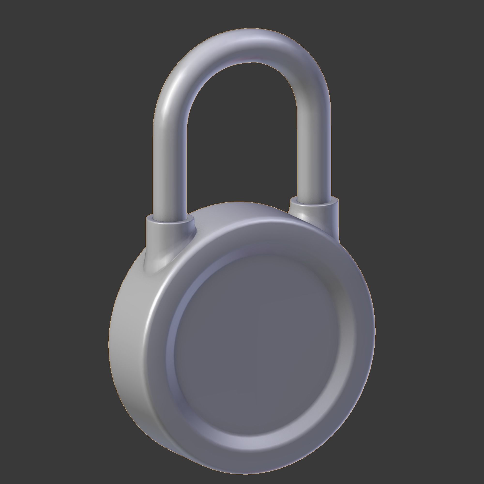 The padlock 3D model_22