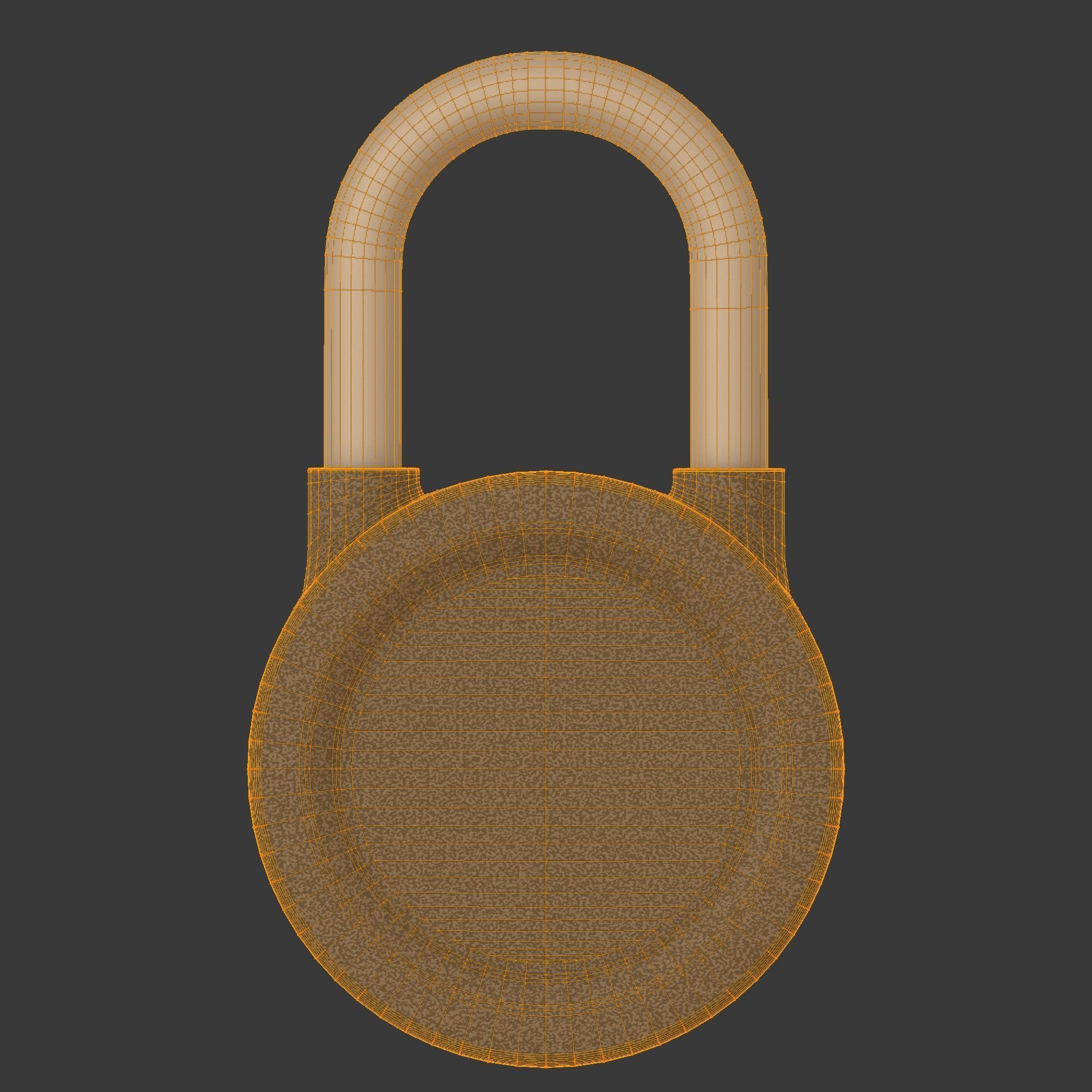 The padlock 3D model_12
