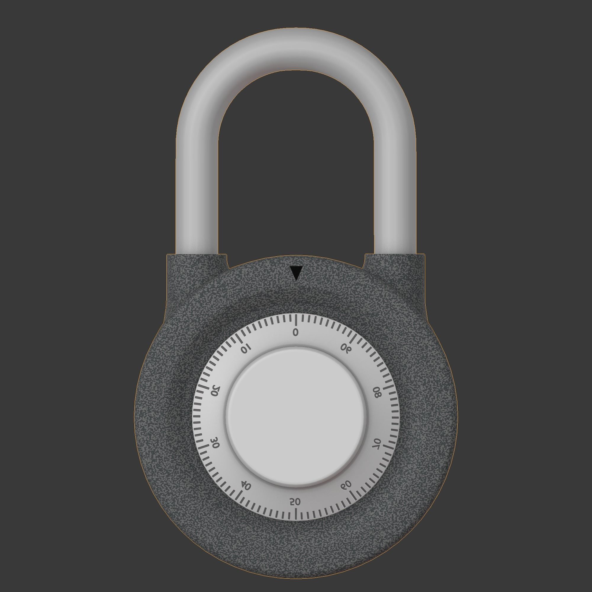 The padlock 3D model_4
