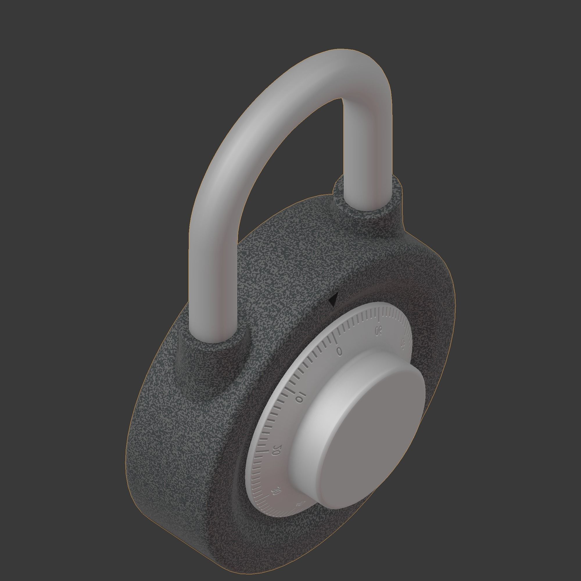 The padlock 3D model_7