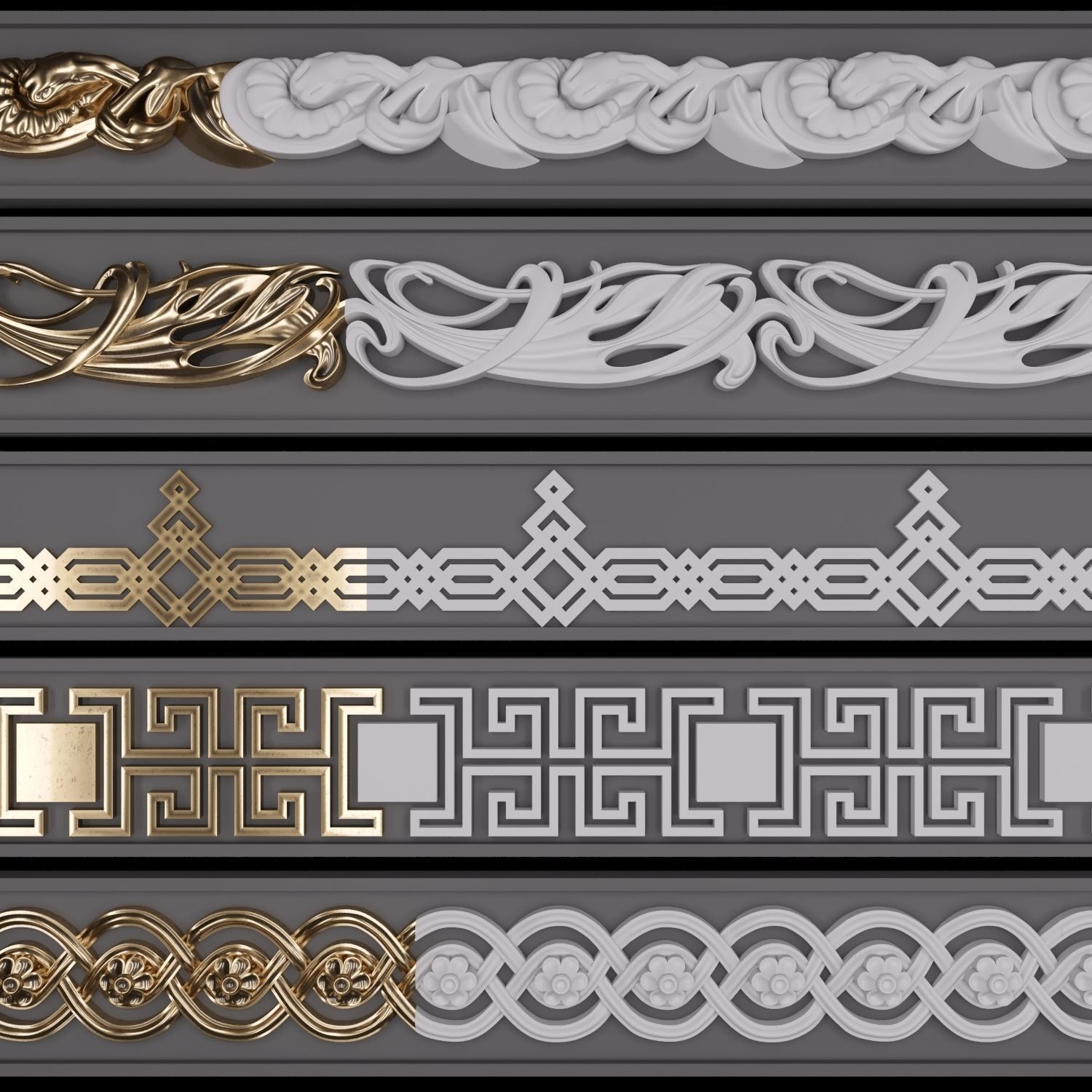 Trim Ornament 29 3D model_2