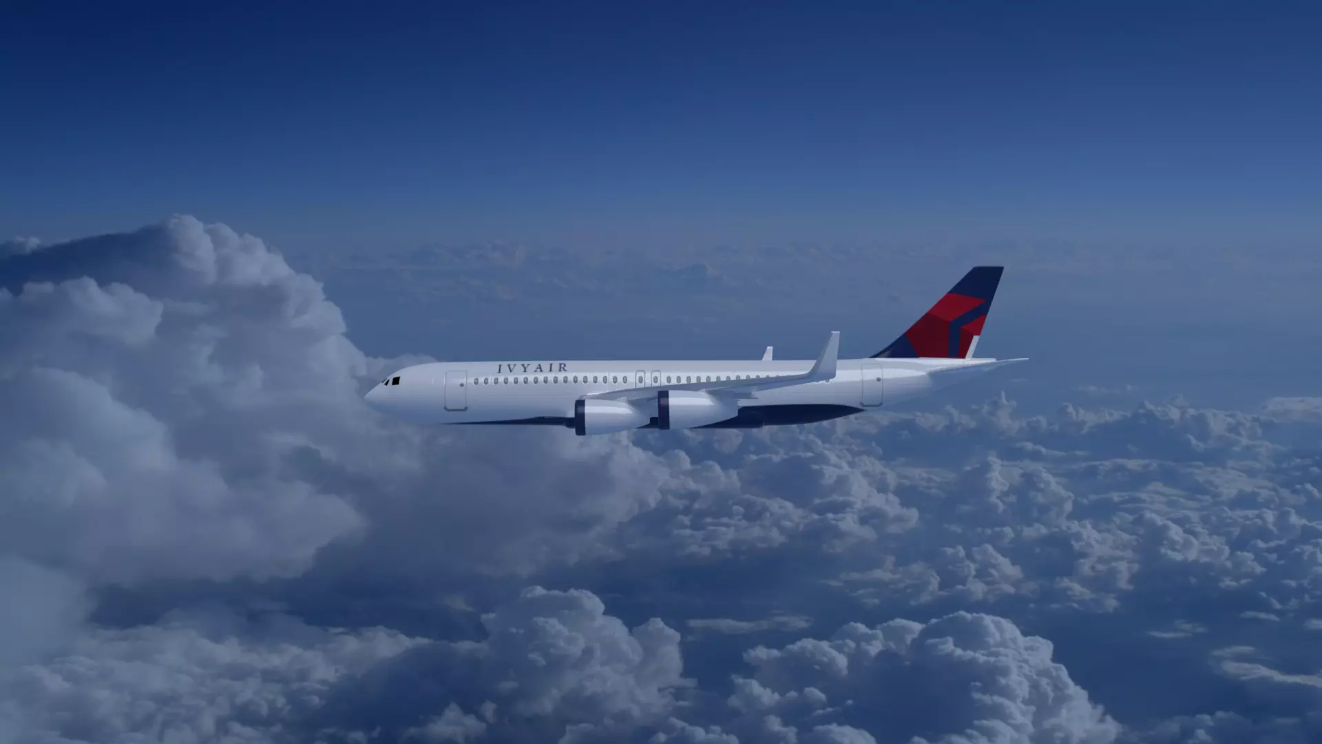 Boing A320 Flight Free 3D model_0