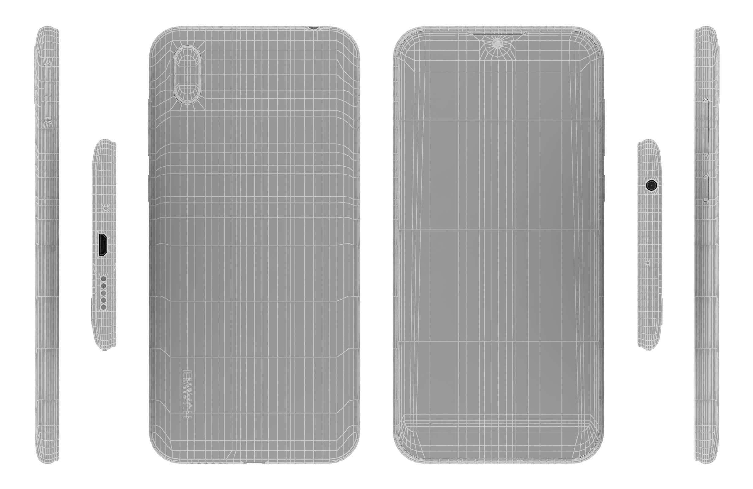 Huawei Y5 2019 Modern Black 3D model_12