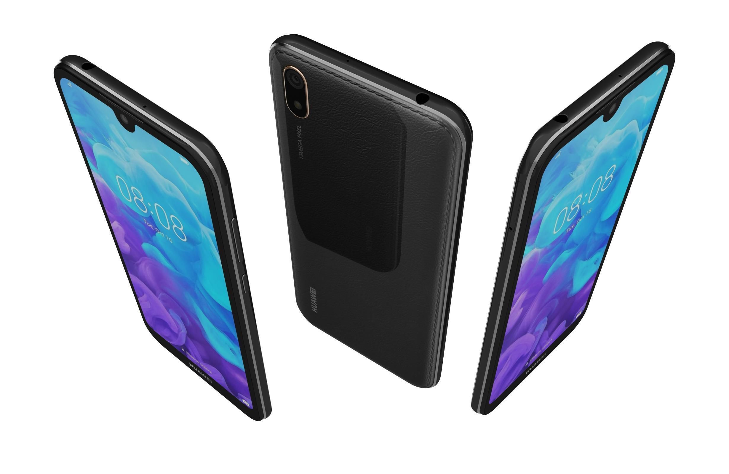 Huawei Y5 2019 Modern Black 3D model_2