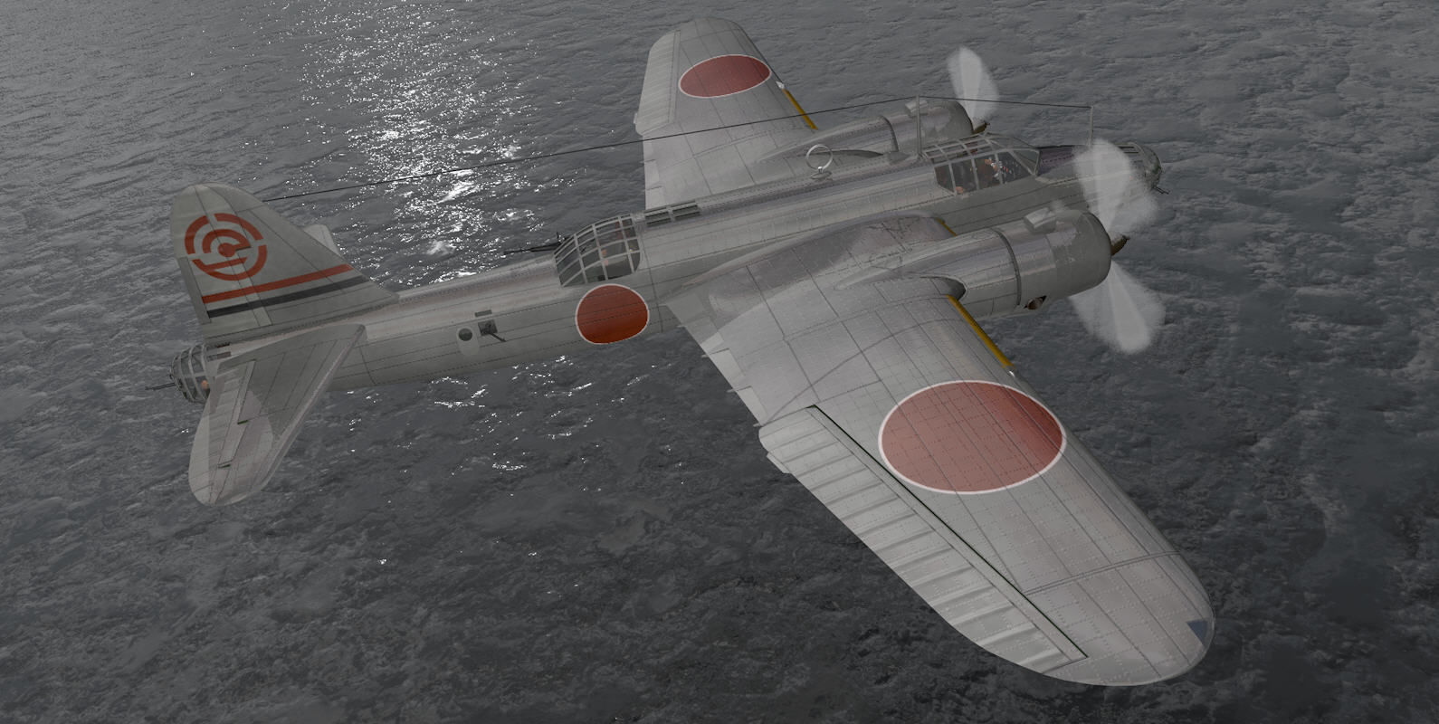 Nakajima Ki-49 Donryu - aka Helen 3D model_8