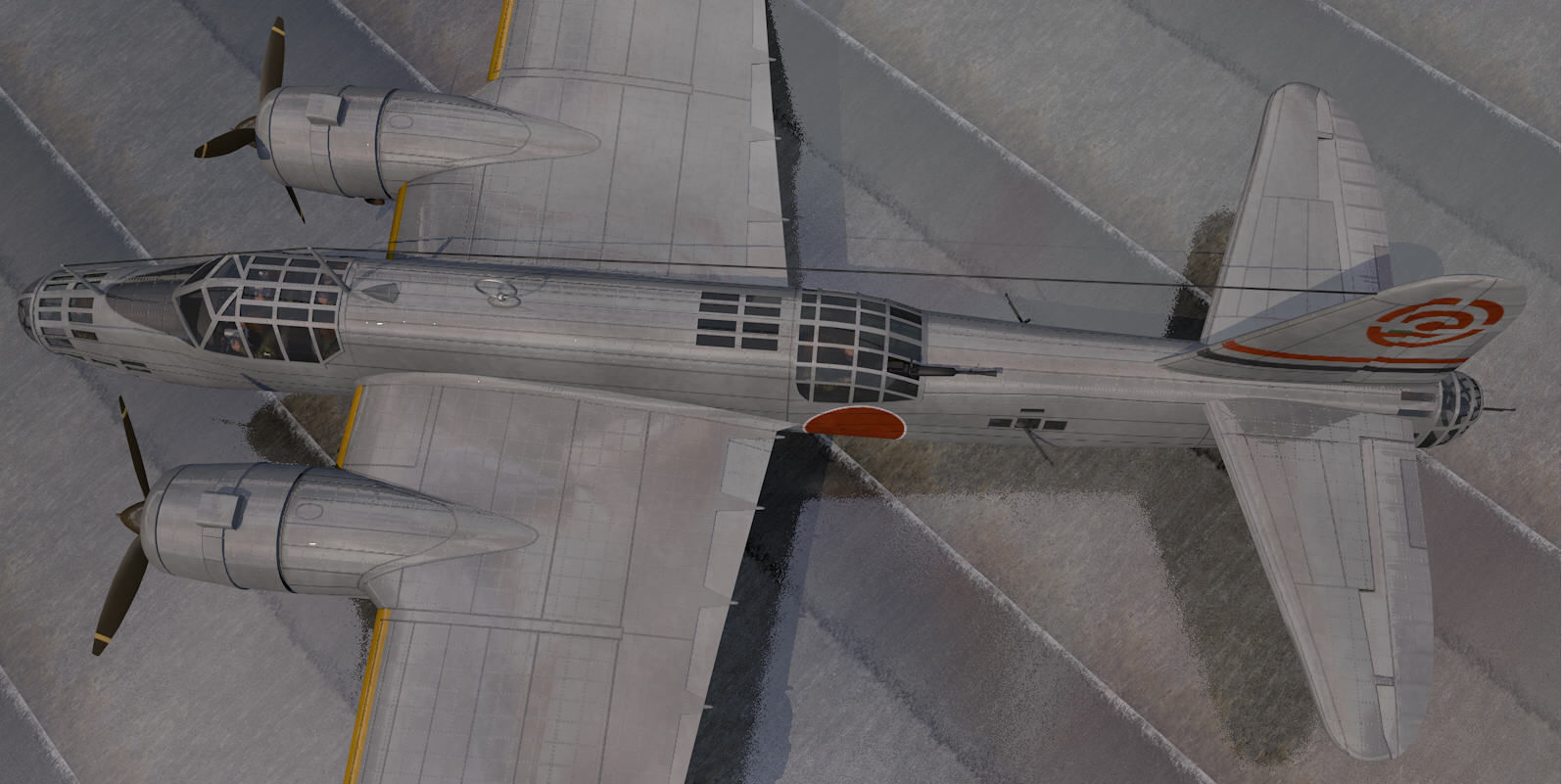 Nakajima Ki-49 Donryu - aka Helen 3D model_6