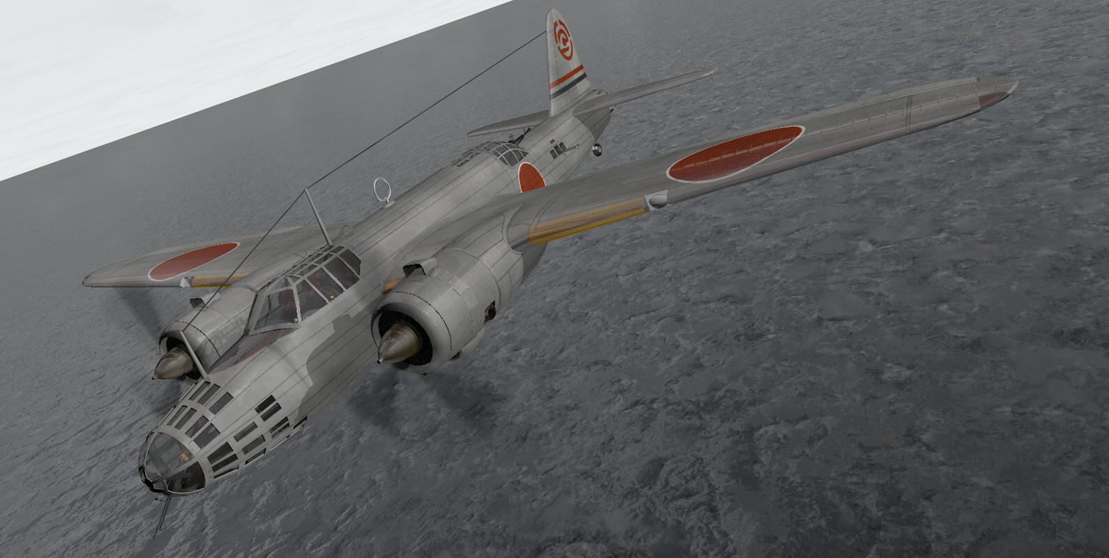 Nakajima Ki-49 Donryu - aka Helen 3D model_9
