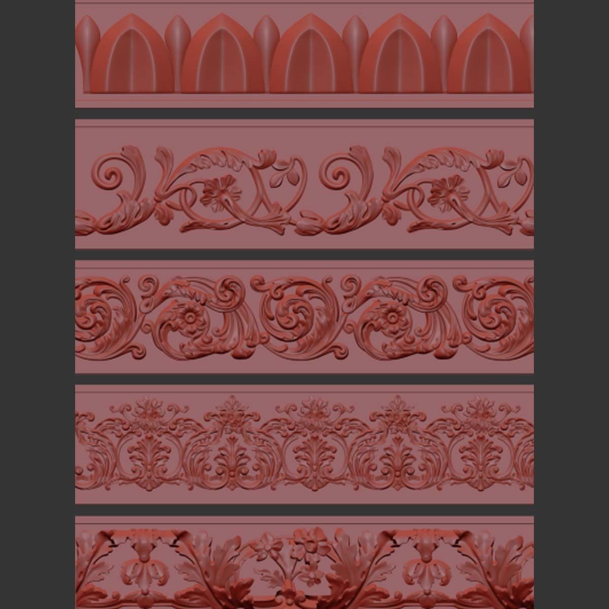 Trim Ornament 30 3D model_3
