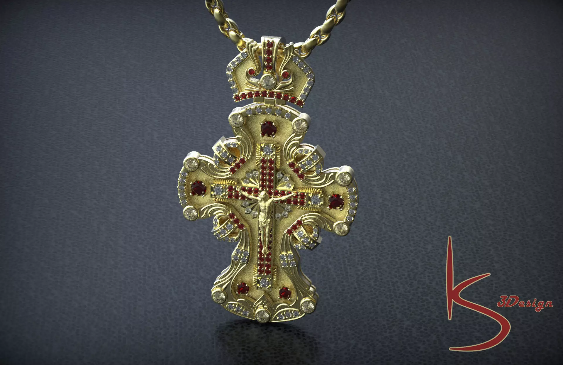 big cross  3D model_0