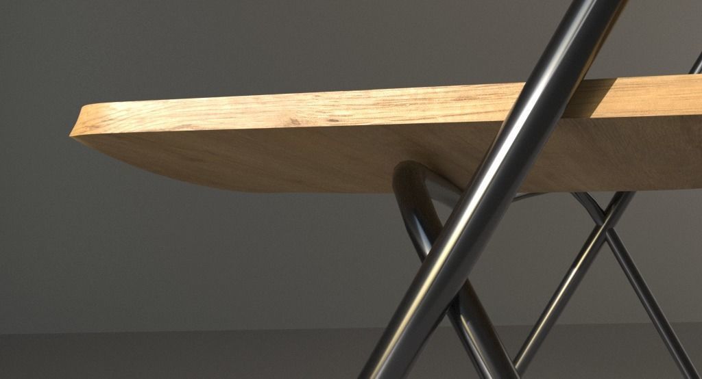 Viccarbe - QUADRA - Stackable chair 3D model_3