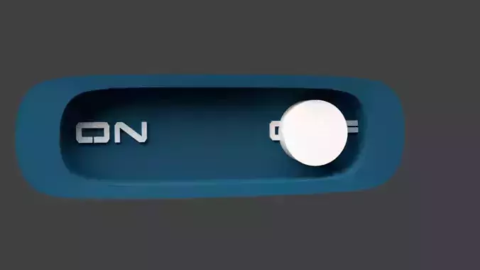The switch button Free 3D model
