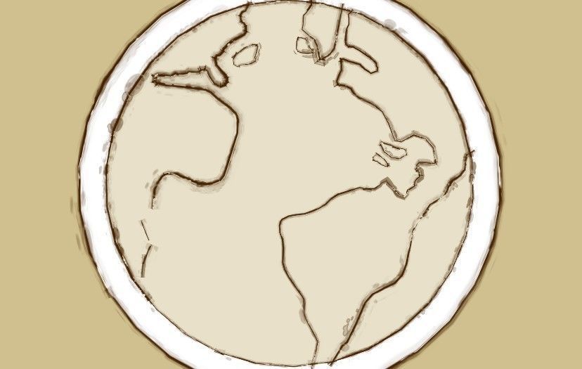 Simple Flat Earth Model Free 3D print model_8