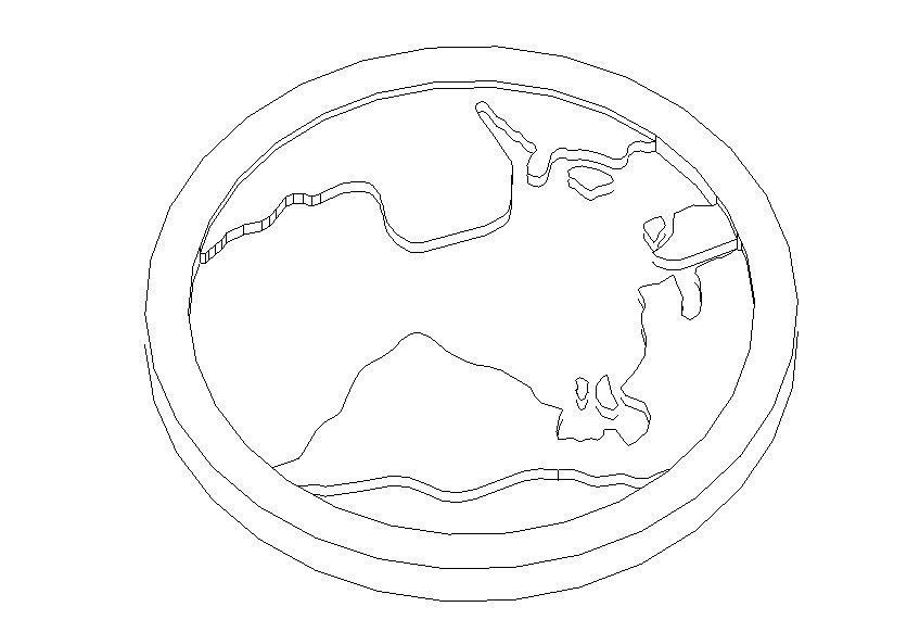 Simple Flat Earth Model Free 3D print model_17