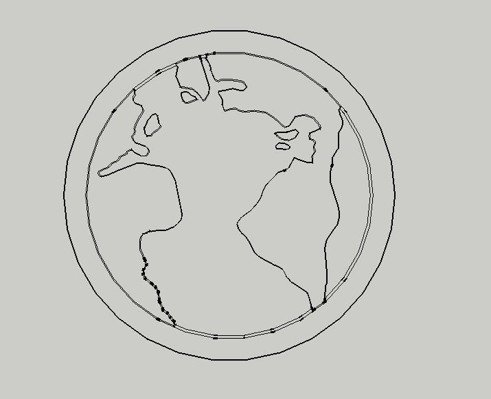 Simple Flat Earth Model Free 3D print model_11