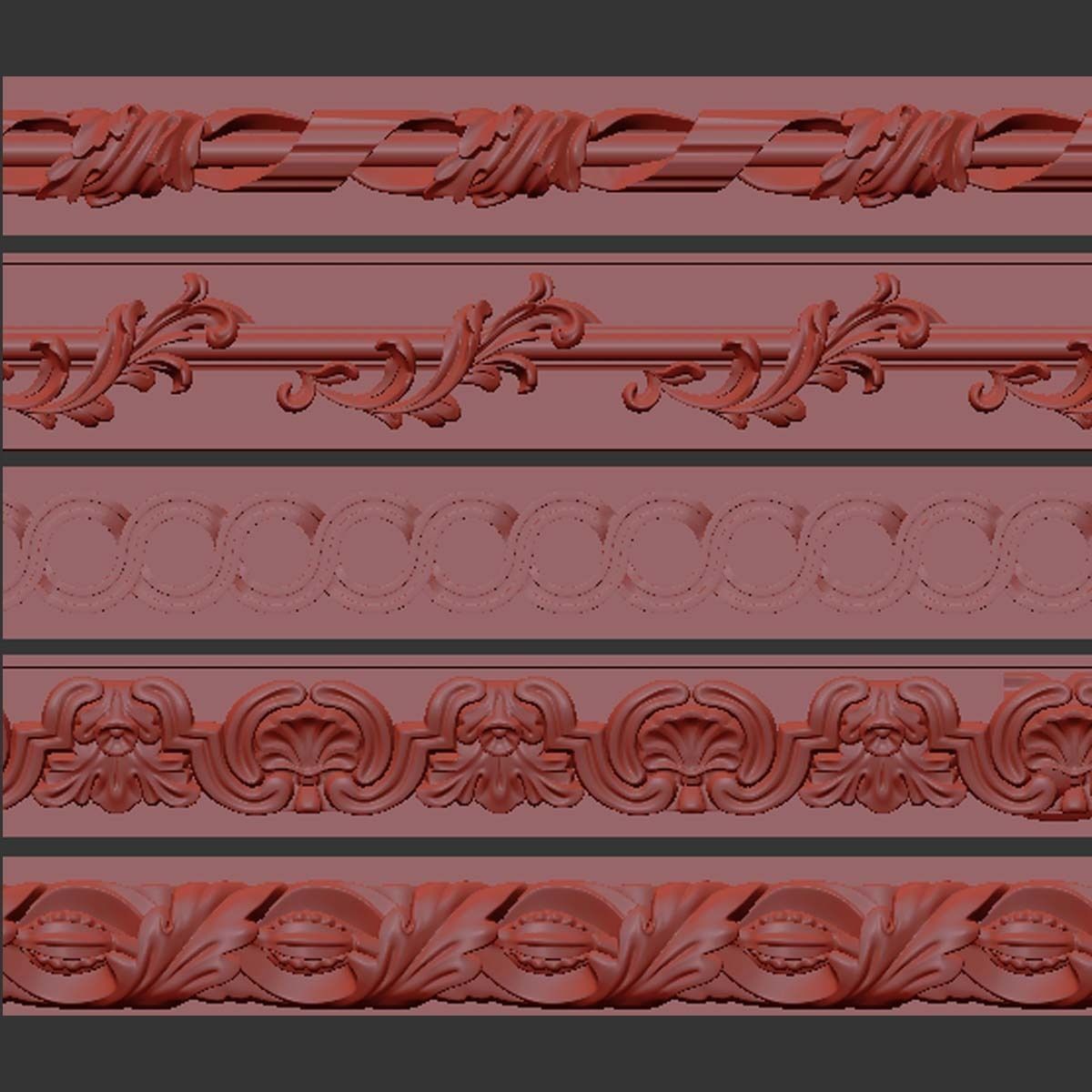 Trim Ornament 32 3D model_4