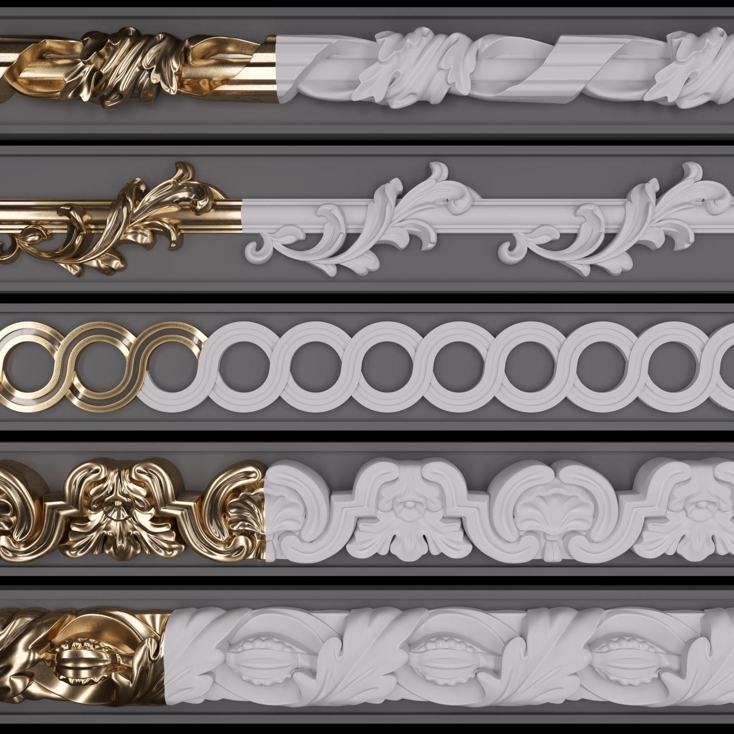 Trim Ornament 32 3D model_2