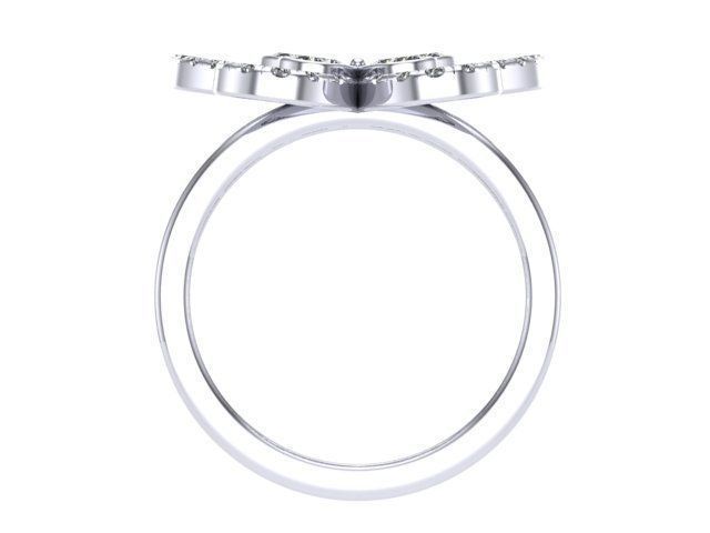 Butterfly Ring 3D print model_3