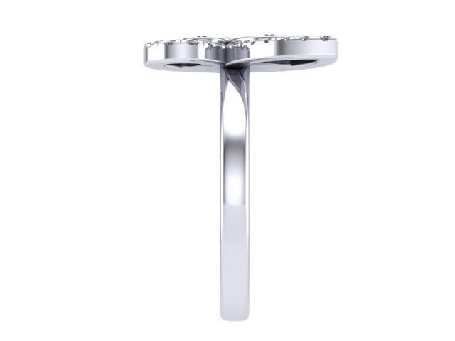 Butterfly Ring 3D print model_2